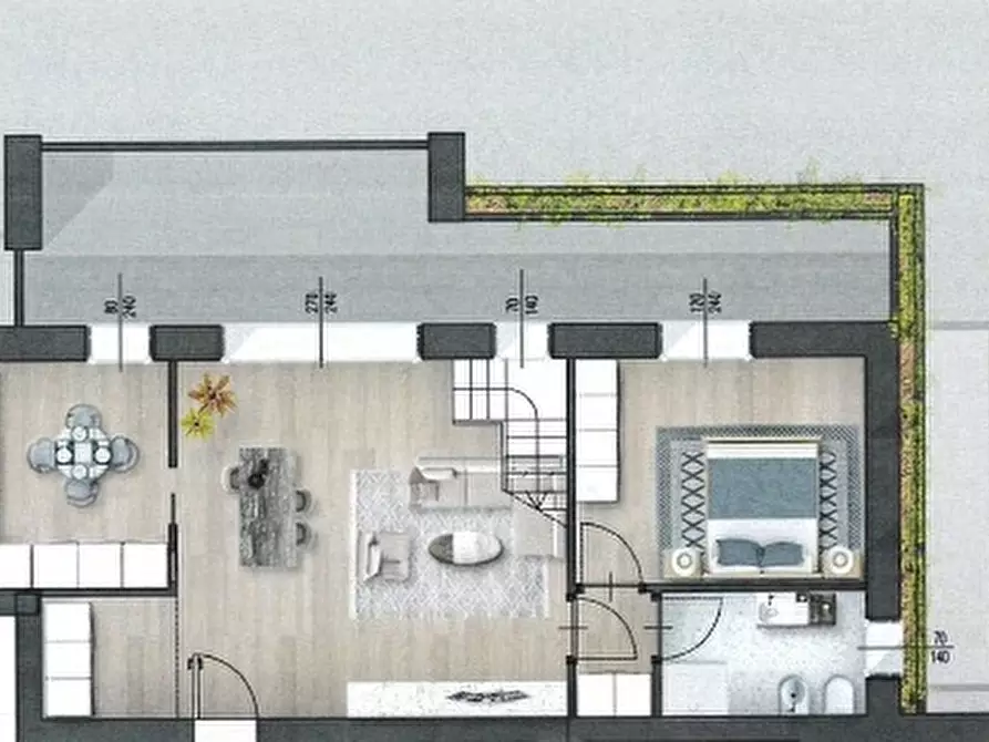 Immagine 19 di Appartamento in vendita  in Via Paullo a Parma