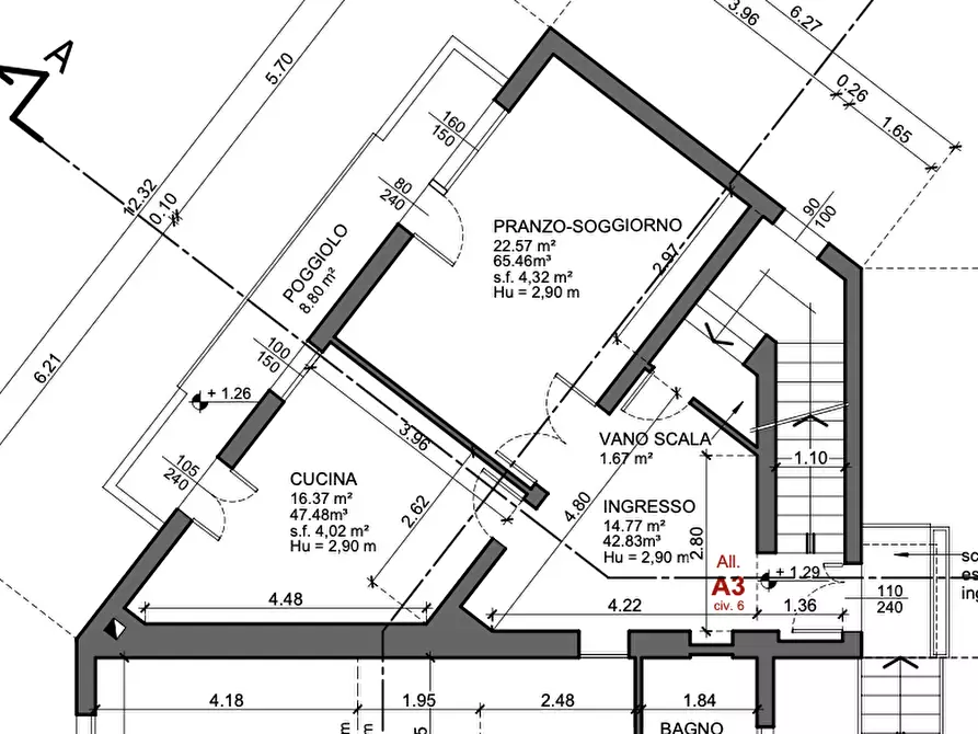 Immagine 22 di Appartamento in vendita  in Via Giacomo Ciamician a Padova