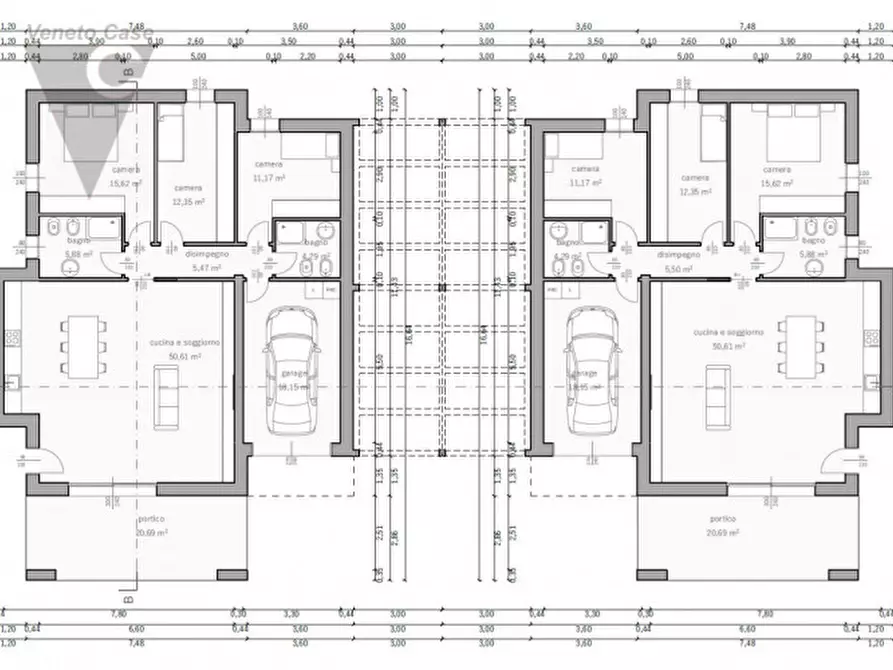 Immagine 11 di Casa indipendente in vendita  a Legnaro