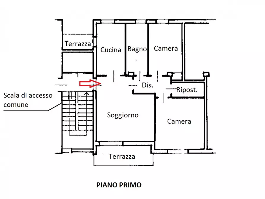 Immagine 20 di Appartamento in vendita  in Via Arezzo a Sinalunga