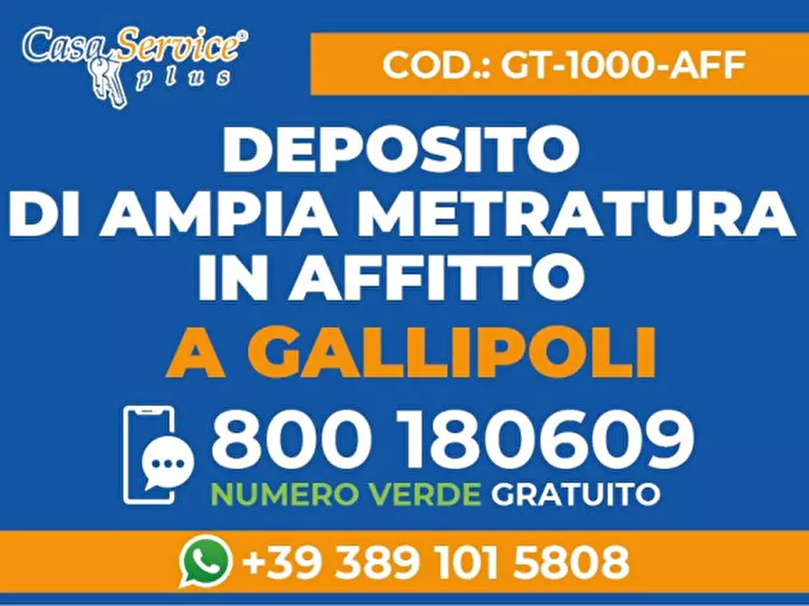 Immagine 1 di Magazzino in affitto  in Via Vittorio Alfieri a Gallipoli