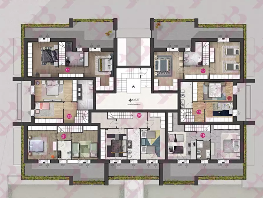 Immagine 6 di Attico in vendita  in Strada del Paullo a Parma