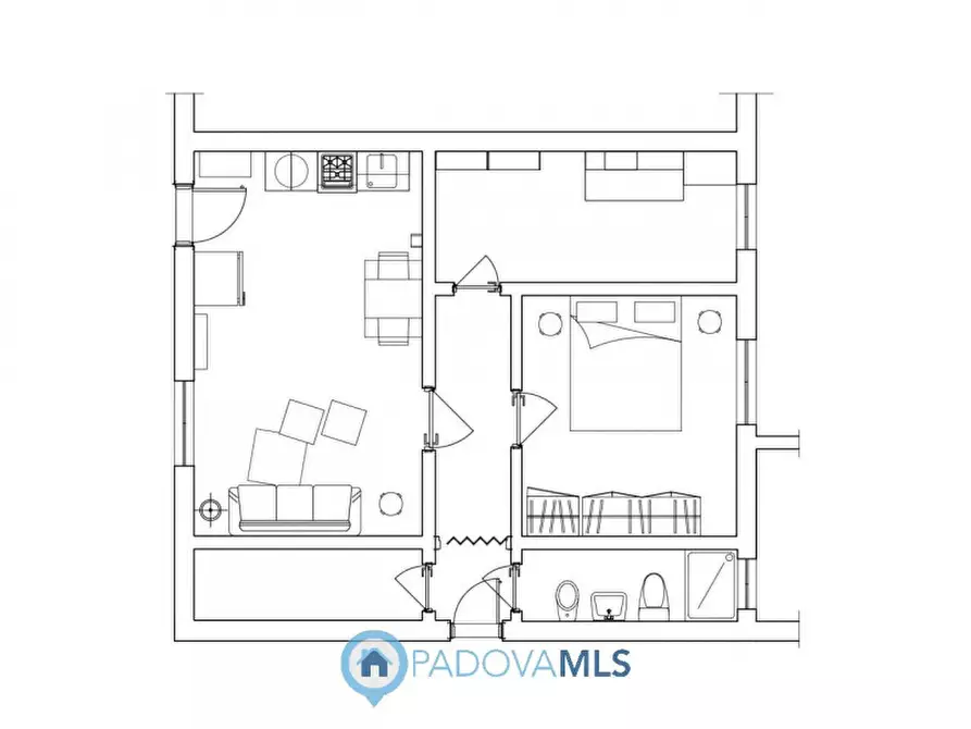 Immagine 19 di Appartamento in vendita  in Via Montà a Padova