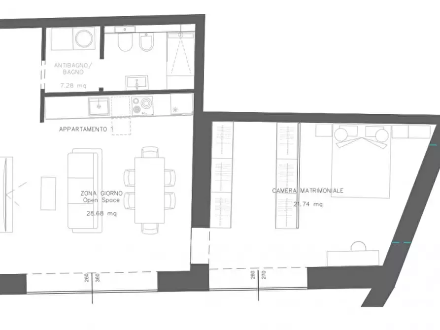 Immagine 10 di Appartamento in vendita  in Via Madonna a Pescantina