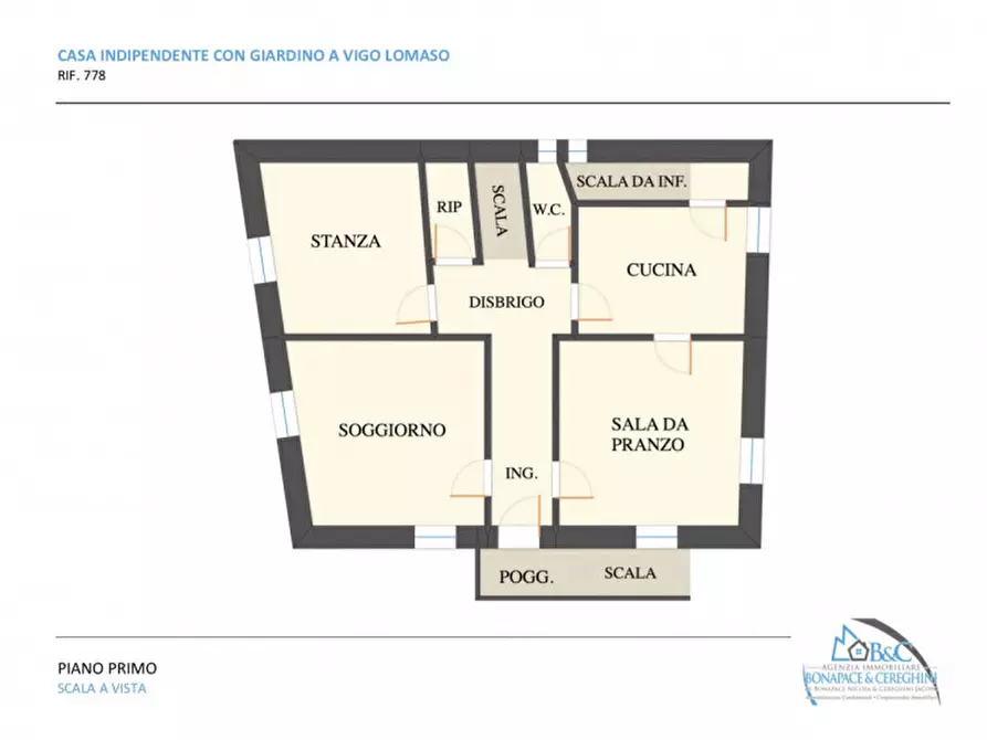 Immagine 14 di Casa indipendente in vendita  in frazione Vigo Lomaso a Comano Terme