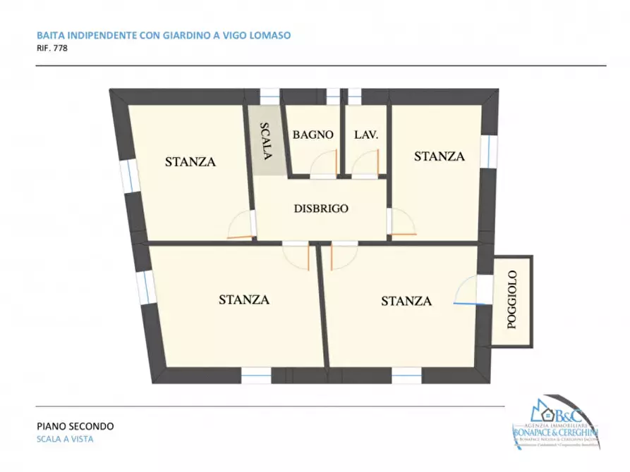 Immagine 19 di Casa indipendente in vendita  in frazione Vigo Lomaso a Comano Terme