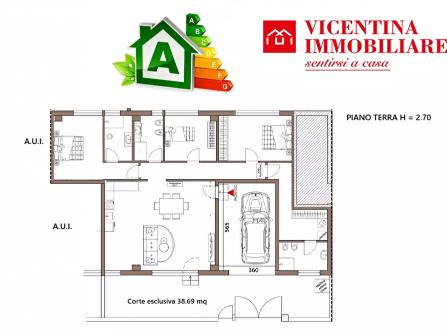 Immagine 25 di Appartamento in vendita  in Via Serbelloni 14 a Vicenza