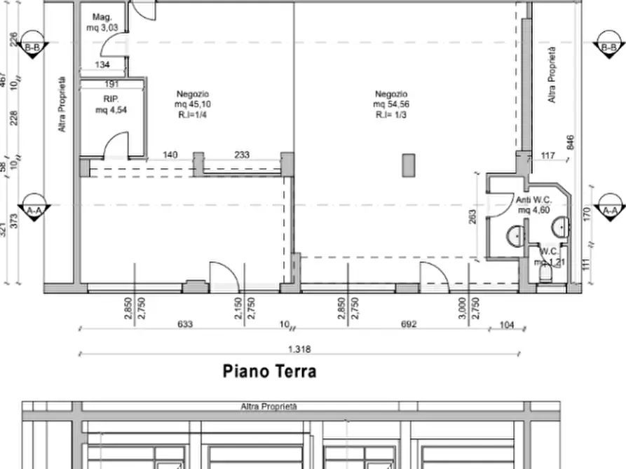 Immagine 1 di Negozio in vendita  in via tevere 5 a Venezia