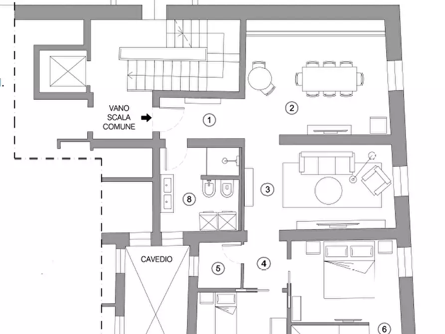 Immagine 12 di Appartamento in vendita  in Via Monache a Este