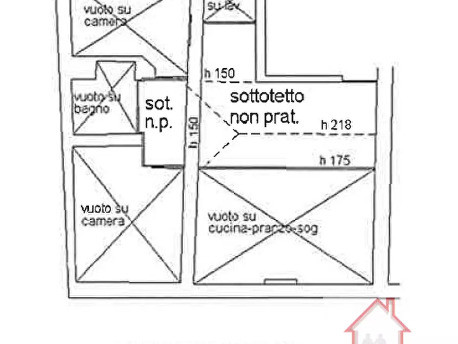 Immagine 15 di Attico in vendita  a Montebelluna