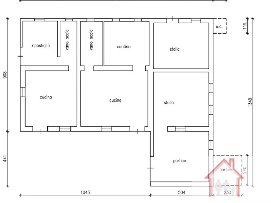 Immagine 8 di Rustico / casale in vendita  in Via Eligio Porcù a Volpago Del Montello