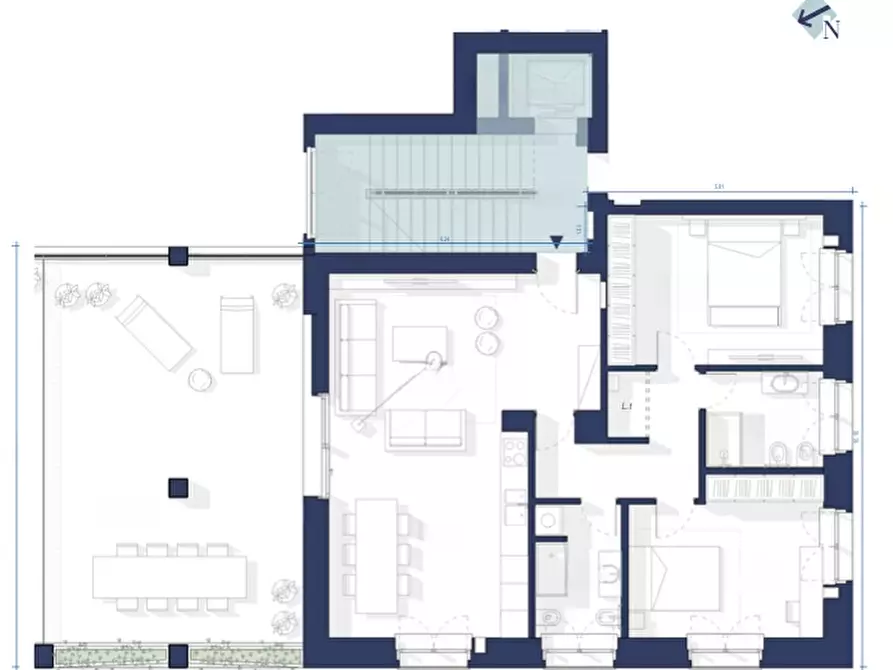 Immagine 15 di Appartamento in affitto  in Via Piero Gobetti 11 a Torino