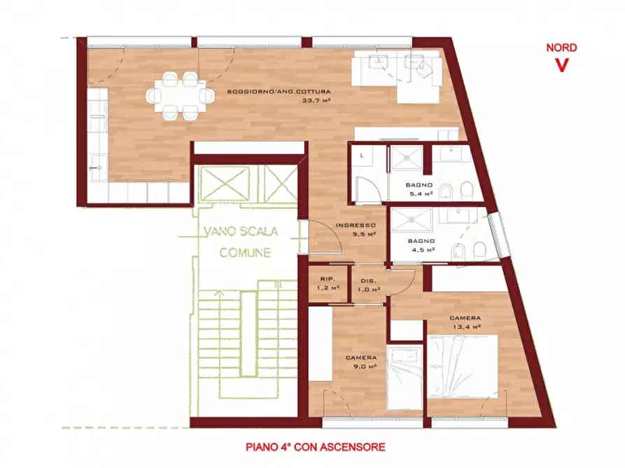 Immagine 3 di Attico in vendita  in Via San Fermo a Padova