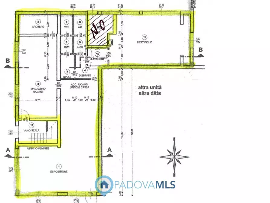 Immagine 9 di Magazzino in vendita  in Via Giuseppe Verdi a Conselve