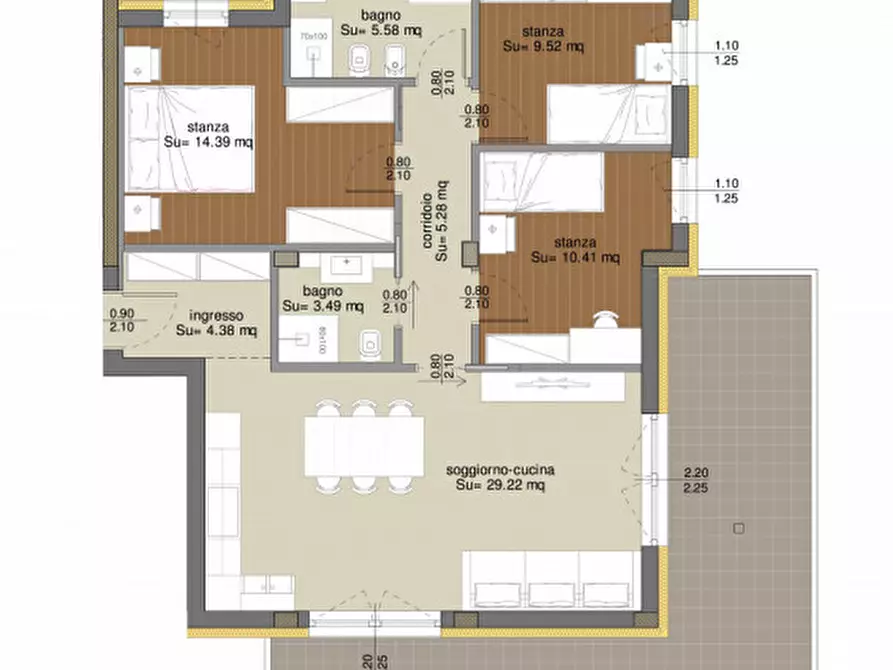 Immagine 20 di Appartamento in vendita  in Via Antonio Gramsci a Trento