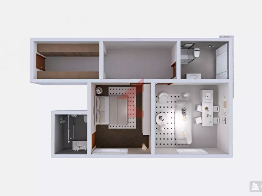 Immagine 3 di Appartamento in vendita  in Via Seletti a Fontanellato