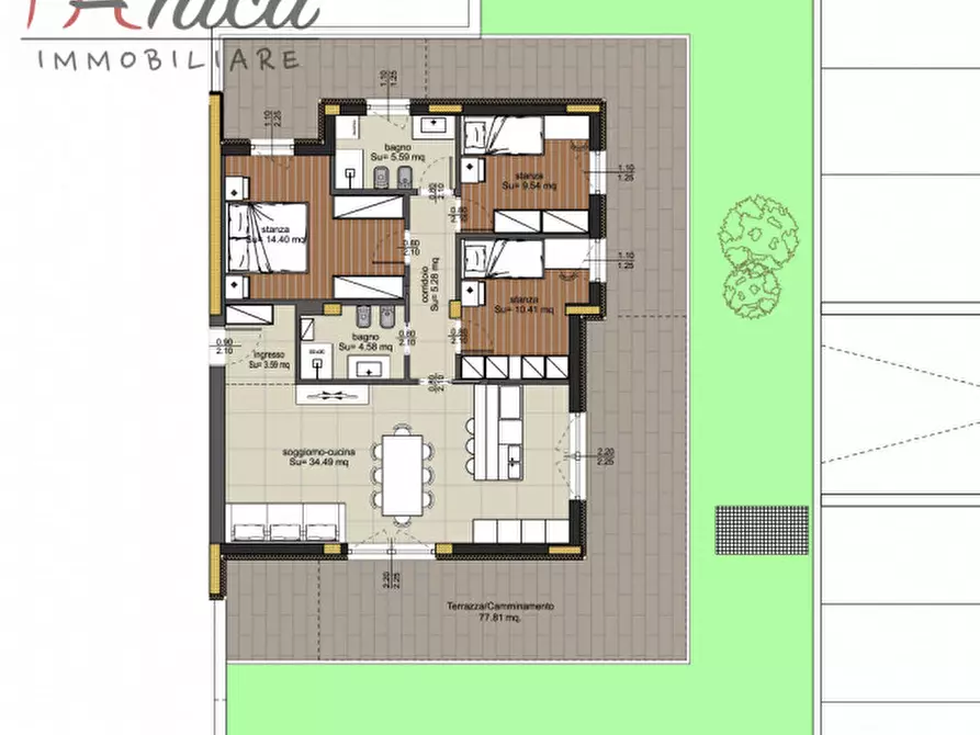 Immagine 18 di Appartamento in vendita  in Via Antonio Gramsci a Trento