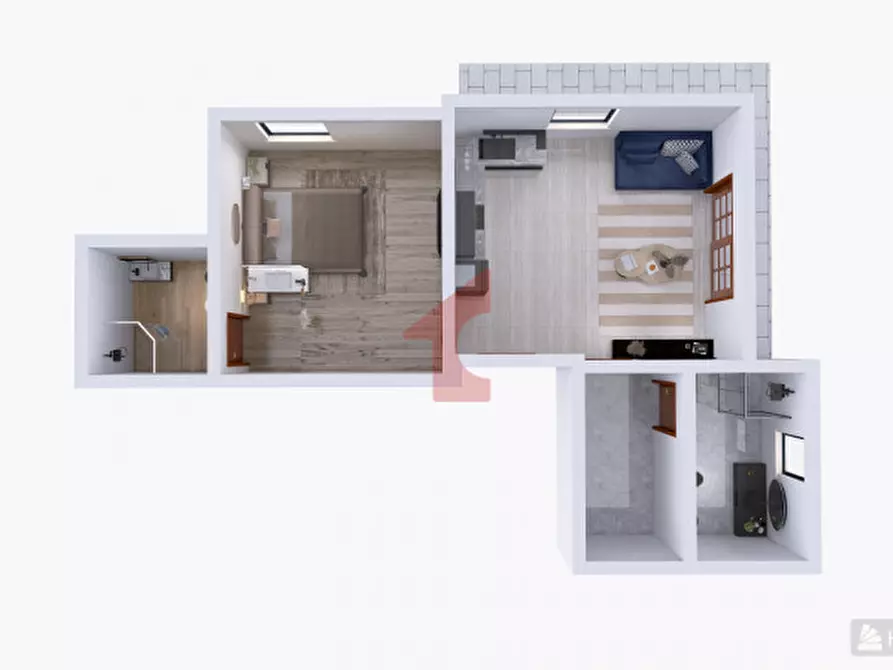 Immagine 3 di Appartamento in vendita  in Via Seletti a Fontanellato