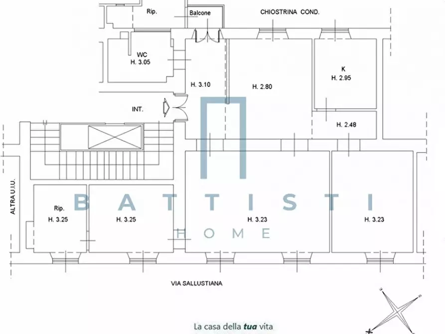 Immagine 31 di Appartamento in affitto  in Via Sallustiana a Roma