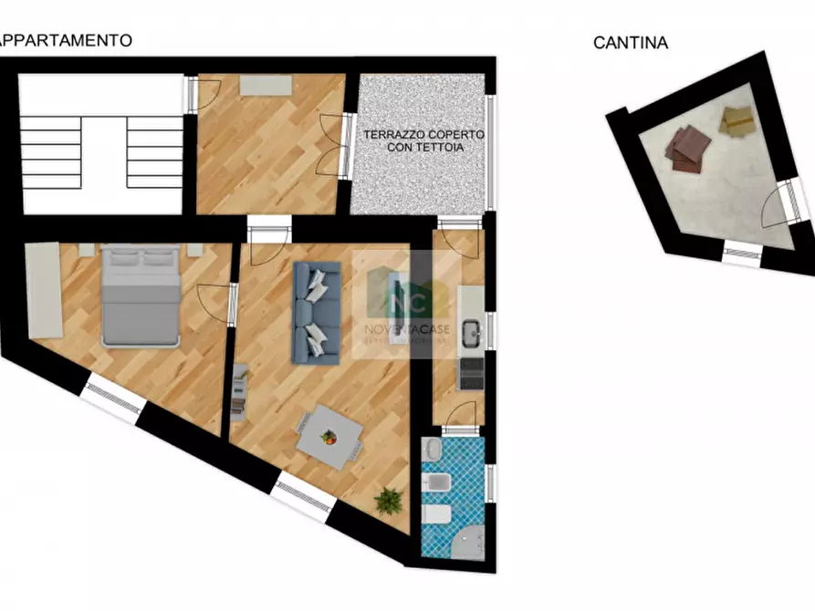 Immagine 2 di Appartamento in vendita  in VIA SAN GIOVANNI  19 a Forio