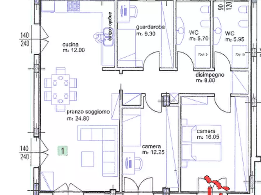 Immagine 5 di Appartamento in vendita  in Via della Fonda a Noale