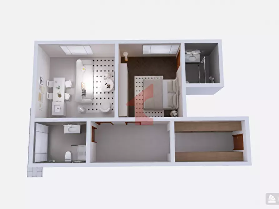 Immagine 2 di Appartamento in vendita  in Via Seletti a Fontanellato