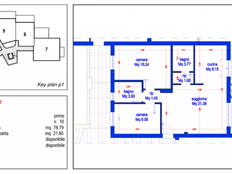 Immagine 67 di Appartamento in vendita  in Via Guglielmo Marconi a Golfo Aranci