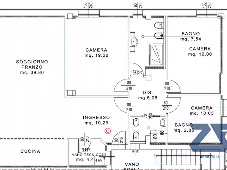 Immagine 17 di Appartamento in vendita  in Via Andrea Palladio a Castelfranco Veneto