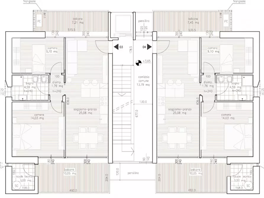 Immagine 5 di Appartamento in vendita  in Piazza Milano a Jesolo