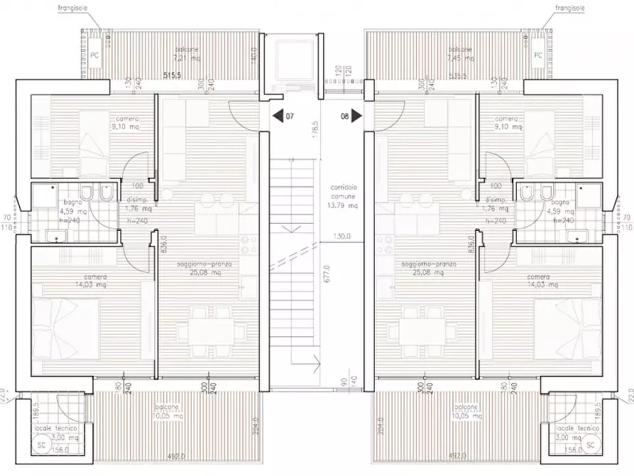 Immagine 7 di Appartamento in vendita  in Piazza Milano a Jesolo