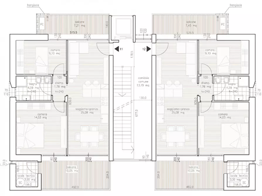 Immagine 9 di Appartamento in vendita  in Piazza Milano a Jesolo