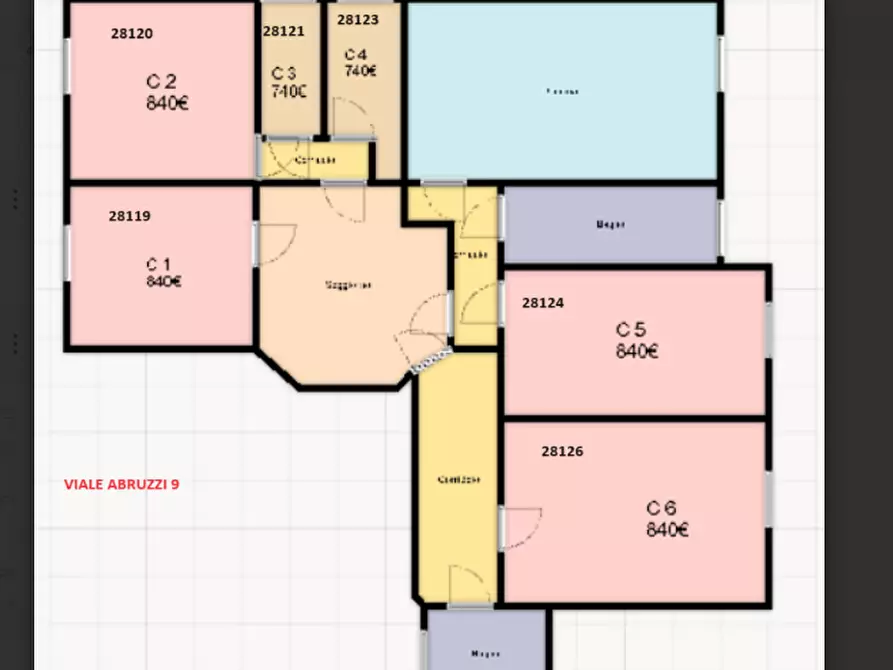 Immagine 24 di Camera in affitto  in Viale Abruzzi a Milano