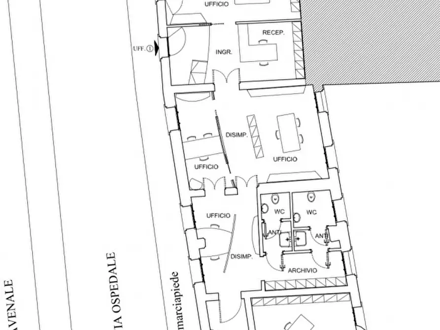 Immagine 12 di Ufficio in affitto  in Via Ospedale a Castelfranco Veneto