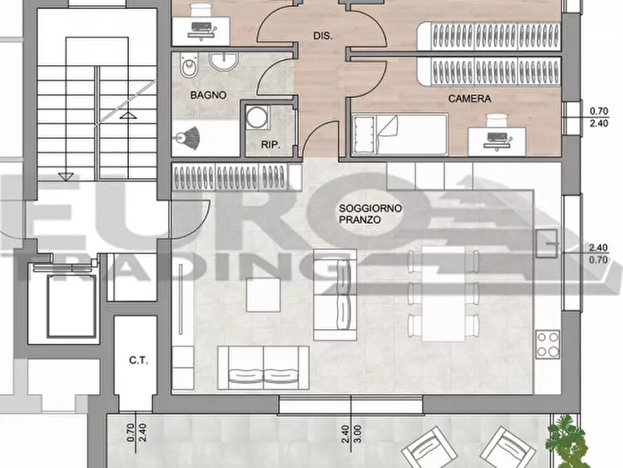 Immagine 10 di Attico in vendita  in Via Roma a Mogliano Veneto