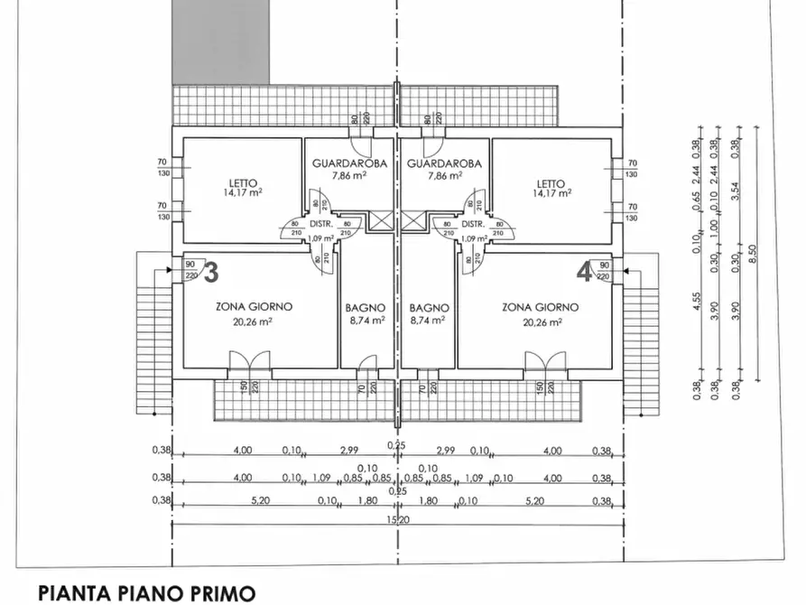Immagine 21 di Appartamento in vendita  in Via Oslavia Centro a Lendinara