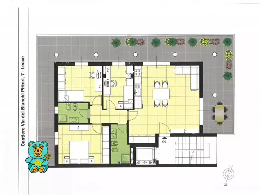 Immagine 1 di Appartamento in vendita  in Via dei Bianchi Pittori 7 a Lecce