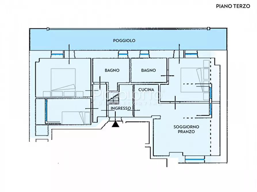 Immagine 16 di Attico in vendita  in Acquabona a Cortina D'ampezzo