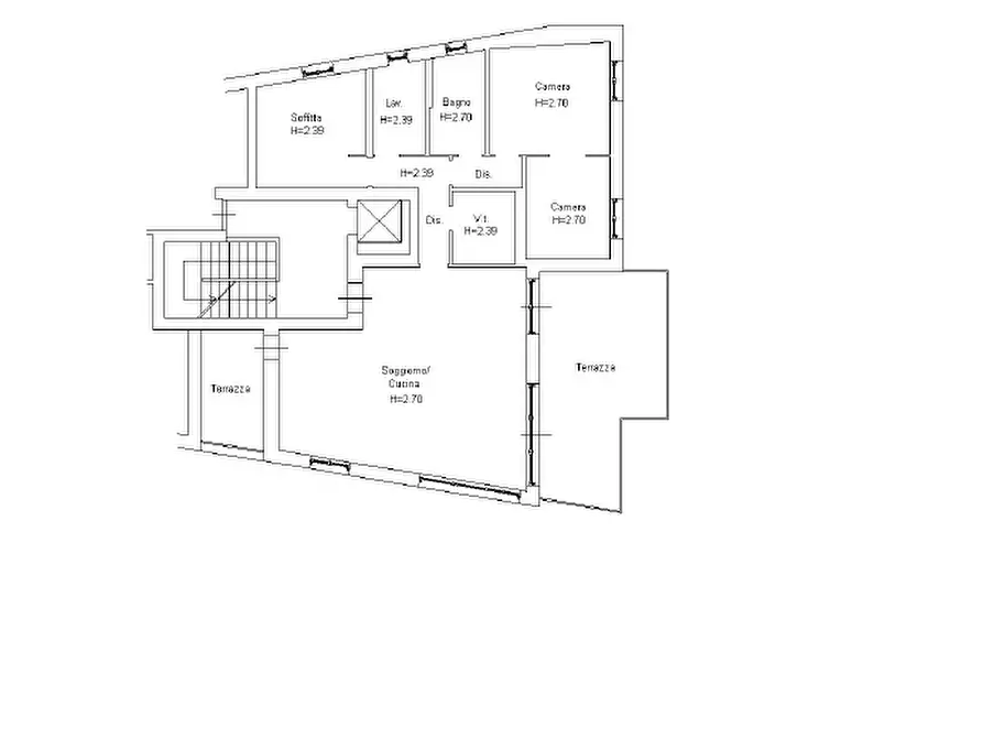 Immagine 28 di Attico in vendita  in Strada Budellungo a Parma