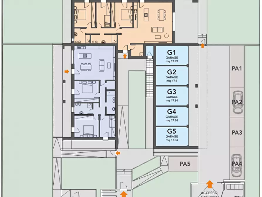 Immagine 2 di Appartamento in vendita  a Rubano