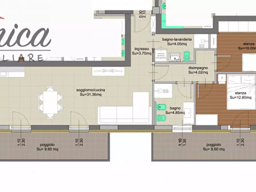 Immagine 17 di Appartamento in vendita  in Via Roma a Aldeno