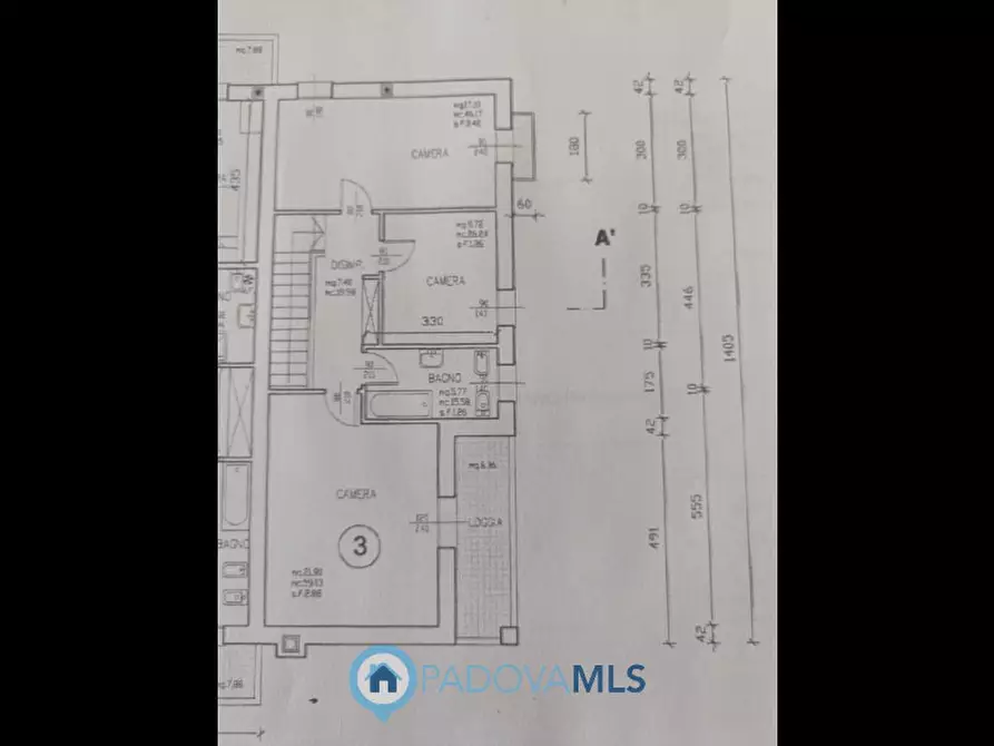 Immagine 22 di Casa trifamiliare in vendita  in Vicolo Gozzano, 1 a Albignasego