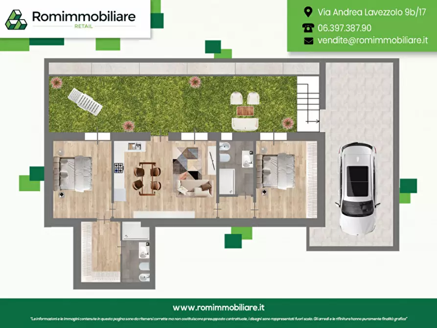 Immagine 17 di Appartamento in vendita  in Via Felice Carena a Roma