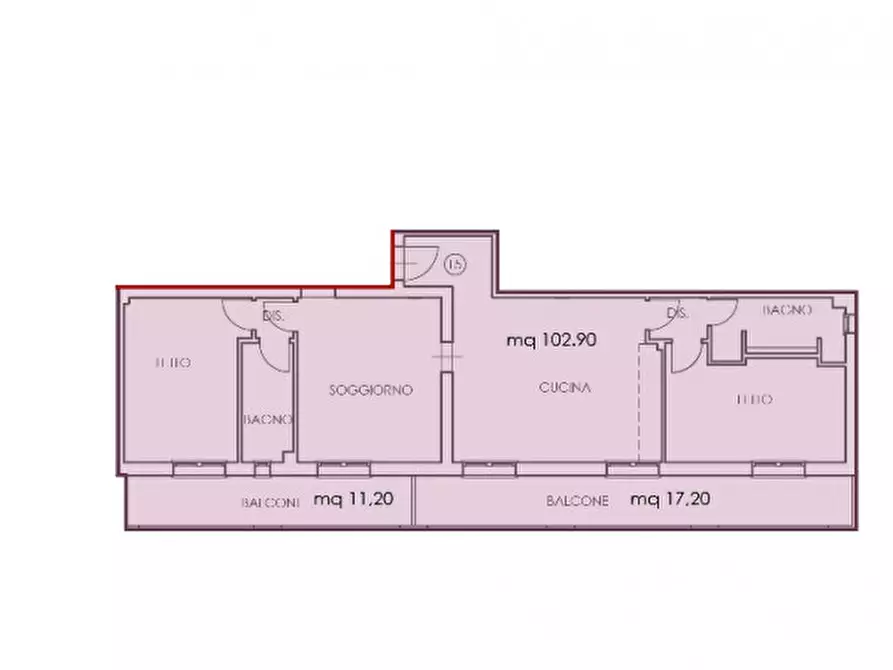 Immagine 13 di Appartamento in vendita  in Via Vesuvio a Cervia
