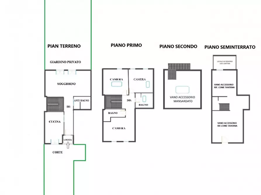 Immagine 53 di Casa quadrifamiliare in vendita  in Via Cesare Pavese Ad.ze a Bologna