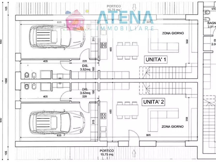 Immagine 9 di Casa trifamiliare in vendita  a Rubano