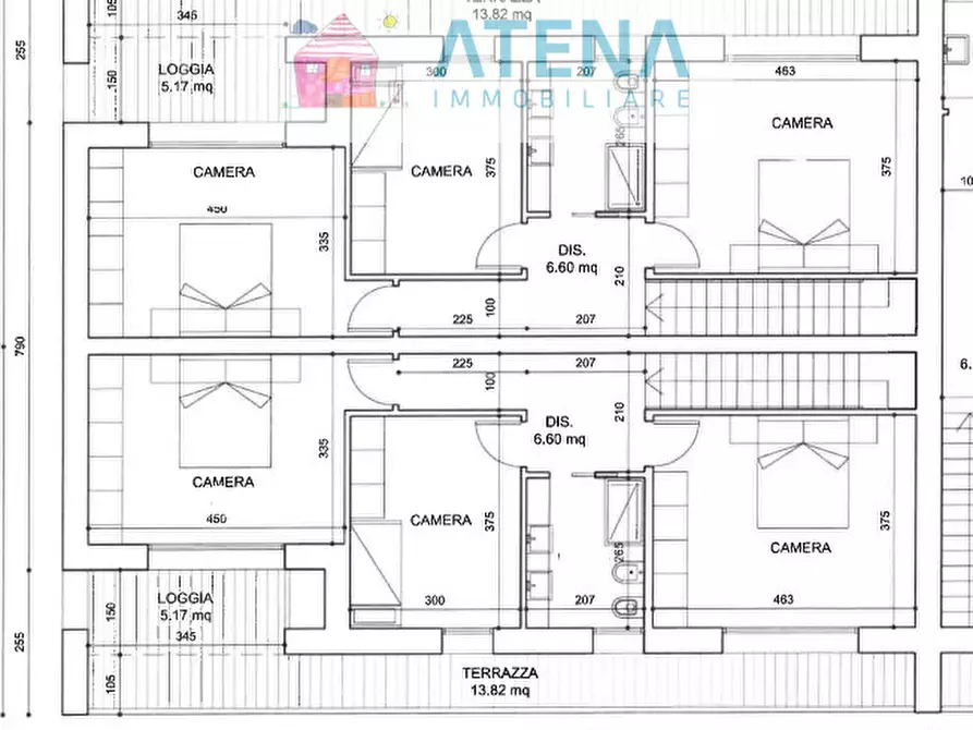 Immagine 10 di Casa trifamiliare in vendita  a Rubano