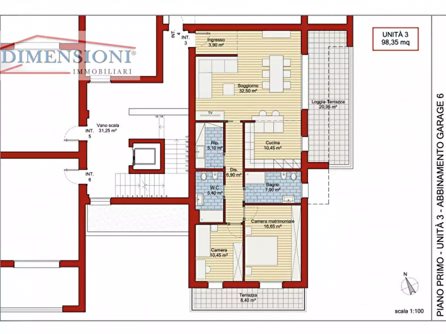 Immagine 4 di Appartamento in vendita  in Viale delle Terme a Abano Terme