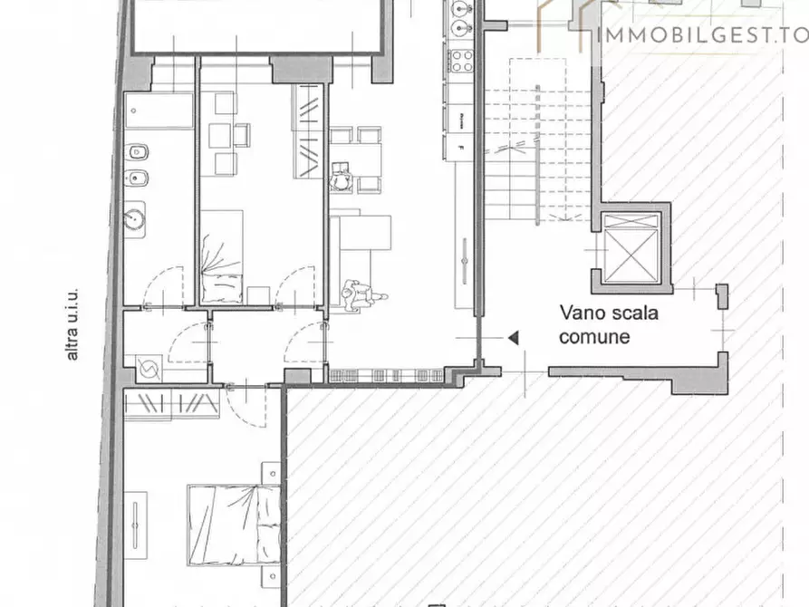 Immagine 12 di Appartamento in vendita  in Via Pierdionigi Pinelli a Torino