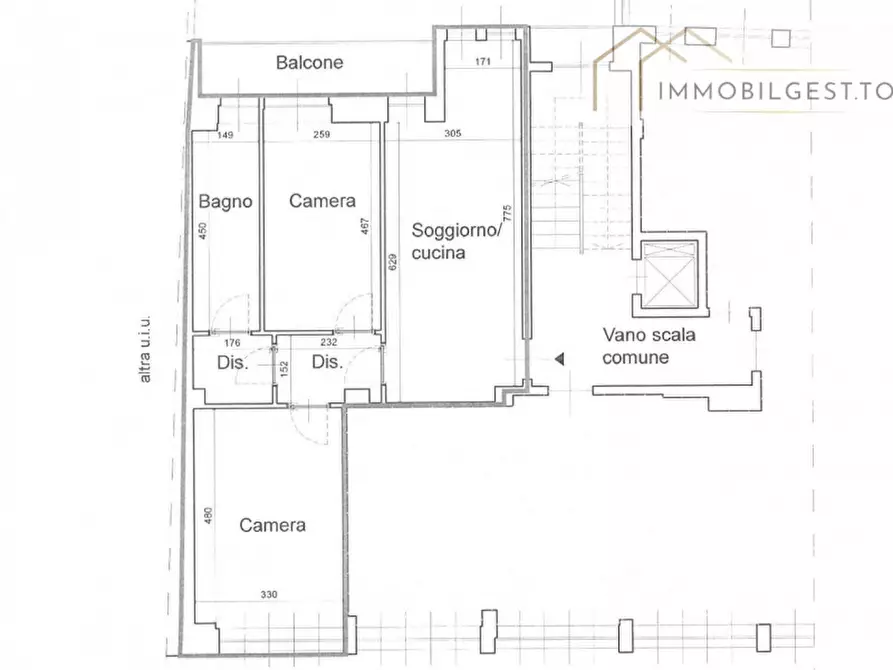 Immagine 13 di Appartamento in vendita  in Via Pierdionigi Pinelli a Torino