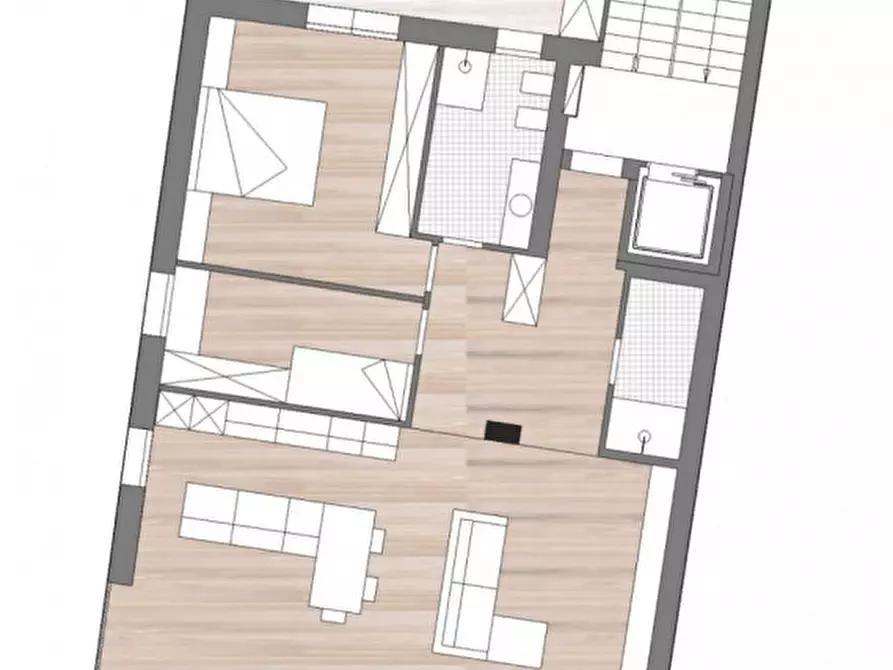 Immagine 2 di Appartamento in vendita  in Viale San Marco a Chioggia